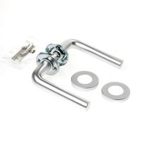 Deurkrukgarn.alum.L-model afger. F1 op rozet - thumbnail