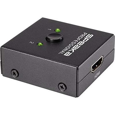 SpeaKa Professional SP-7141056 2 poorten HDMI-switch Bidirectioneel bruikbaar 3840 x 2160 Pixel SpeaKa Professional SP-7141056 2 poorten HDMI-switch Bidirectioneel bruikbaar 3840 x 2160 Pixel