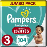Pampers Baby Dry Maat 3- 104 stuks - thumbnail