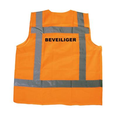 RWS veiligheidsvest beveiliger oranje - RWS veiligheidsvest beveiliger oranje