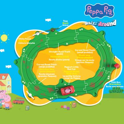 Gear2Play Peppa pig whizz around - peppa's kleine rode auto set