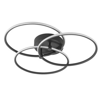 Highlight Plafondlamp Circles Ø 49 cm zwart Highlight Plafondlamp Circles Ø 49 cm zwart