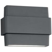 LED Tuinverlichting - Wandlamp Buitenlamp - Trion Padony Up and Down - 9W - Warm Wit 3000K - Waterdicht IP54 - Mat Antraciet - Aluminium - thumbnail