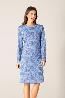 Warm blauw nachthemd van Hajo