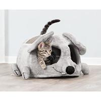 TRIXIE KATTENMAND LUKAS MUIS GRIJS / TAUPE 35X33X65 CM - thumbnail