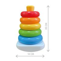 Blokken Stapelen 23 x 14 x 13 cm - thumbnail