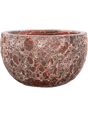 Lava Relic pink bowl bloempot 40x24 cm