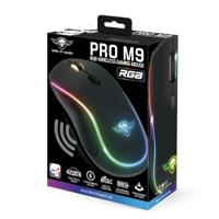Muis Spirit of Gamer Pro M9 RGB Zwart - thumbnail