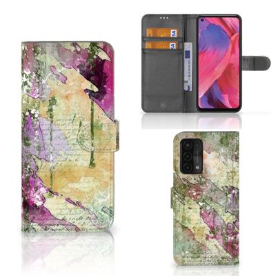 Hoesje OPPO A54 5G | A74 5G | A93 5G Letter Painting Hoesje OPPO A54 5G | A74 5G | A93 5G Letter Painting