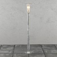 Konstsmide 662-320 Mode Staande buitenlamp Gloeilamp, Spaarlamp E27 60 W Staal - thumbnail