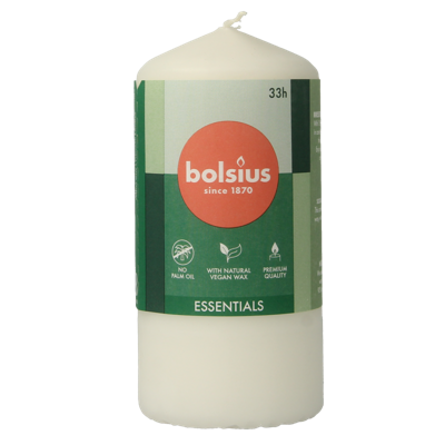 Bolsius Stompkaars 120/58 cloudy white 1 Stuks