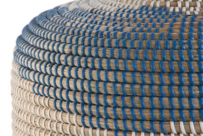 Vaas DKD Home Decor Blauw Natuurlijk Mediterrane 40 x 40 x 48 cm