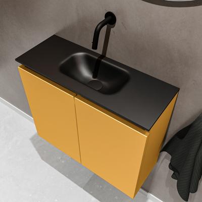 MONDIAZ TURE 60cm toiletmeubel ocher. EDEN wastafel urban midden geen kraangat