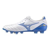 Mizuno Morelia Neo IV Pro Gras Voetbalschoenen (FG) Wit Blauw - thumbnail