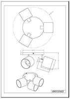 Trio PlafondspotTommy 3-lichts zwart met goud - R80333979 - thumbnail