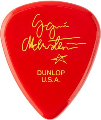 Dunlop YJMP02RD Yngwie Malmsteen Custom Delrin Pick Red 2.0 mm plectrumset (6 stuks)