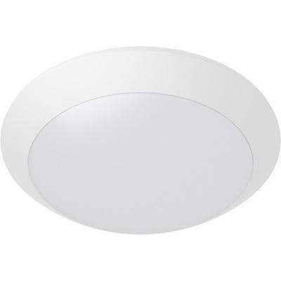 LED Plafondlamp - Badkamerlamp - Brinton Aquin - Waterdicht IP65 - E27 Fitting - Opbouw - Rond - Wit