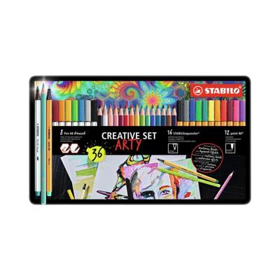 Stabilo arty creative set 36 kleuren