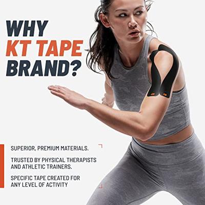 KT Tape Elastic Sports Tape Roll Zwart KT Tape Elastic Sports Tape Roll Zwart