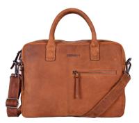 DSTRCT Wall Street Bravo laptoptas 15,6 inch -Cognac - thumbnail