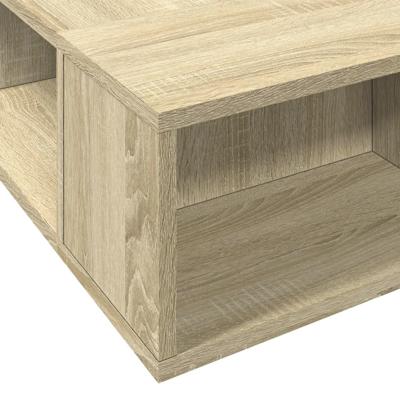 Bedframe bewerkt hout sonoma eikenkleurig 90x200 cm - thumbnail