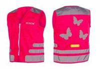 Wowow Reflectievest kids nutty jacket maat l roze - thumbnail