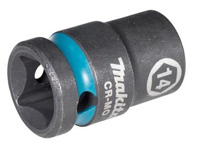 Makita E-16106 Impact Black Krachtdop 1/2" kort | 14 mm - thumbnail