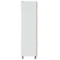 Keukenkast Lucca bewerkt hout oud houtkleurig - thumbnail