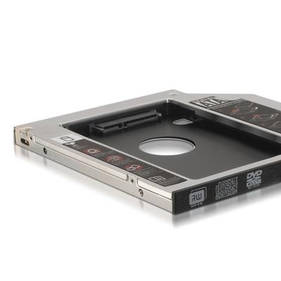 Aisens A129 – 0151 – 7 mm harde schijf adapter voor optische drive notebook 9,5 mm, zilver