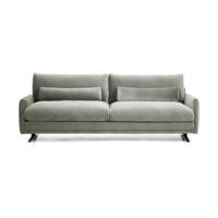 Kave Home Veliro 3-zits bank fluweel Groen - thumbnail