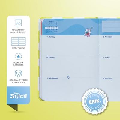 Stitch Pocket Schoolagenda 2025 - 2026