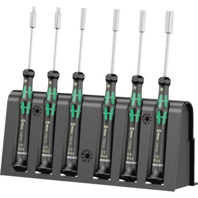 Wera 2069/6 Micro-dopschroevendraaierset + houder, 6 -delig - 1 stuk(s) - 05118158001
