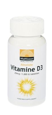 Mattisson HealthStyle Absolute Vitamine D3 25mcg Softgels Mattisson HealthStyle Absolute Vitamine D3 25mcg Softgels