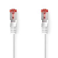 Nedis CAT6 Netwerkkabel | RJ45 Male | RJ45 Male | S/FTP | 2.00 m | Rond | LSZH | Wit | Label - CCGL85221WT20 - thumbnail