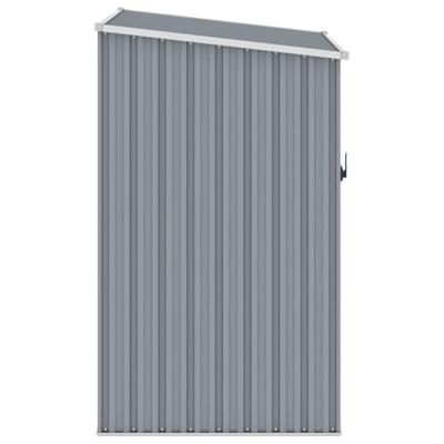 VidaXL Tuinschuur 87x98x159 cm gegalvaniseerd staal grijs