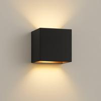 Searchlight OpbouwspotNewton up & down zwart en goud - 24127BG - thumbnail