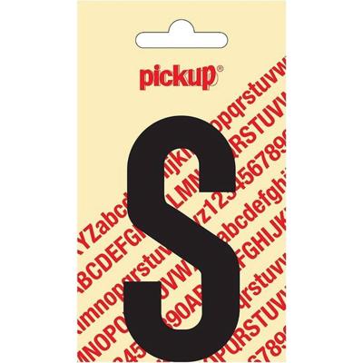 Plakletter Nobel zwarte Sticker letter S Pickup - Pickup Plakletter Nobel zwarte Sticker letter S Pickup - Pickup