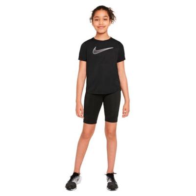Nike Dri-Fit T-Shirt Meisjes Zwart - Maat 140 - Kleur: Zwart | Soccerfanshop