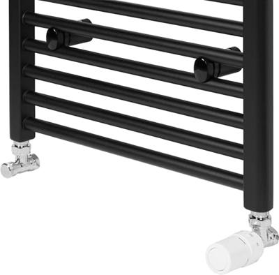 Ben radiatorkraan zijaansluiting haaks wit Ben radiatorkraan zijaansluiting haaks wit