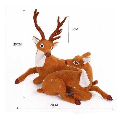 Simulatie herten Kerstdecoratie van Kerstmis grootte: 25 * 29 * 8 cm Simulatie herten Kerstdecoratie van Kerstmis grootte: 25 * 29 * 8 cm