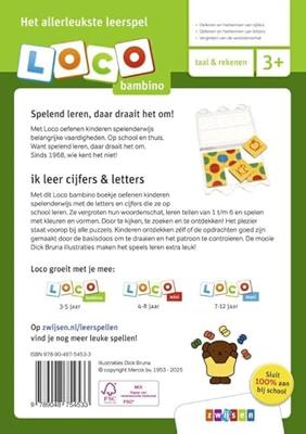 Loco Bambino Oefenboekje Nijntje ik leer cijfers en letters