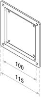 Neomounts VESA-adapter Geschikt voor serie: Universeel Zwart - thumbnail