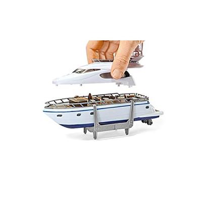 SIKU Super - Zwaar transport met jacht modelvoertuig SIKU Super - Zwaar transport met jacht modelvoertuig