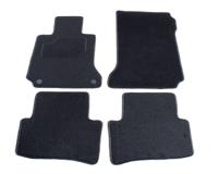 Automatten op maat - zwart stof - Mercedes C-klasse W204 sedan/touring vanaf 2007 - thumbnail