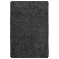 VidaXL Vloerkleed shaggy anti-slip 140x200 cm donkergrijs - thumbnail