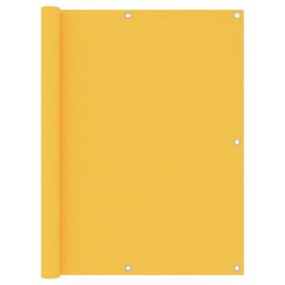 Balkonscherm 120x400 cm oxford stof geel