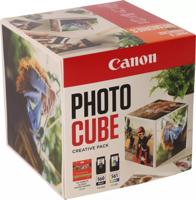 Canon Fotokubusset PG-560+CL-561 Origineel Combipack Zwart, Kleur, Wit, Roze fluorescerend 3713C013 - thumbnail