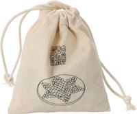 Houten Bordspel Halma in Katoenen Zak - thumbnail