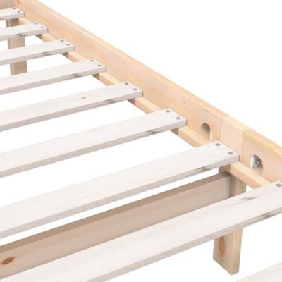 Bedframe massief hout 75x190 cm