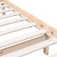 Bedframe massief hout 75x190 cm - thumbnail